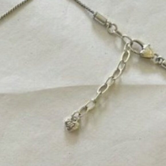 BRIGHTON Necklace: Give It a Swirl silver heart pendant necklace - Picture 2 of 4